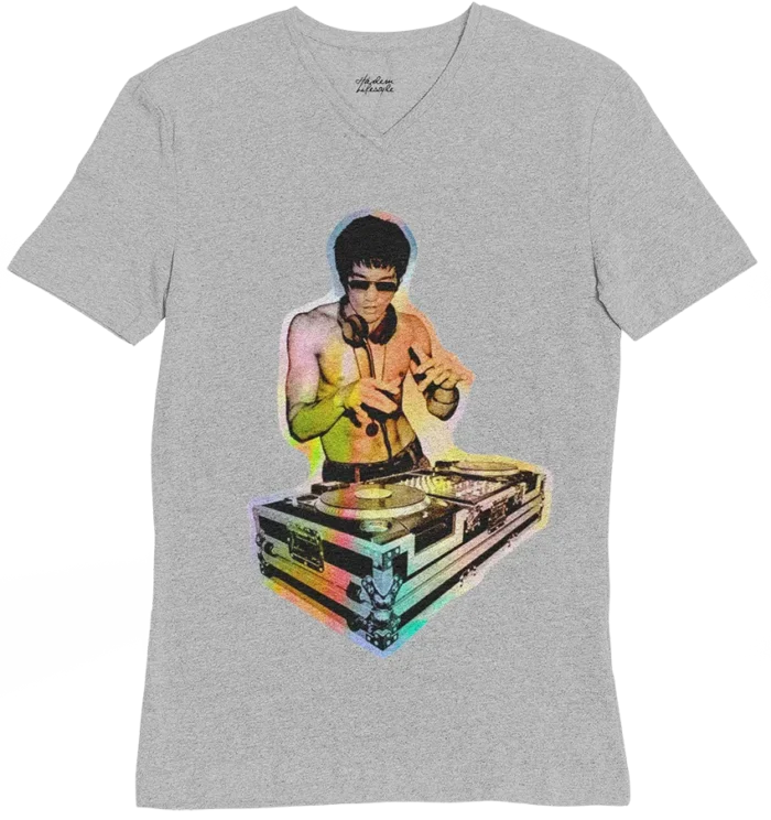 T-shirt DJ Bruce Lee - V - H – Image 2