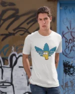 T-shirt Marge Simpson porté homme