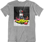 T-shirt Mohamed Ali X Hulk gris col rond