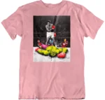 T-shirt Mohamed Ali X Hulk rose col rond