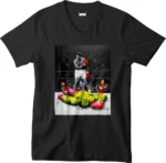 T-shirt Mohamed Ali X Hulk noir col V