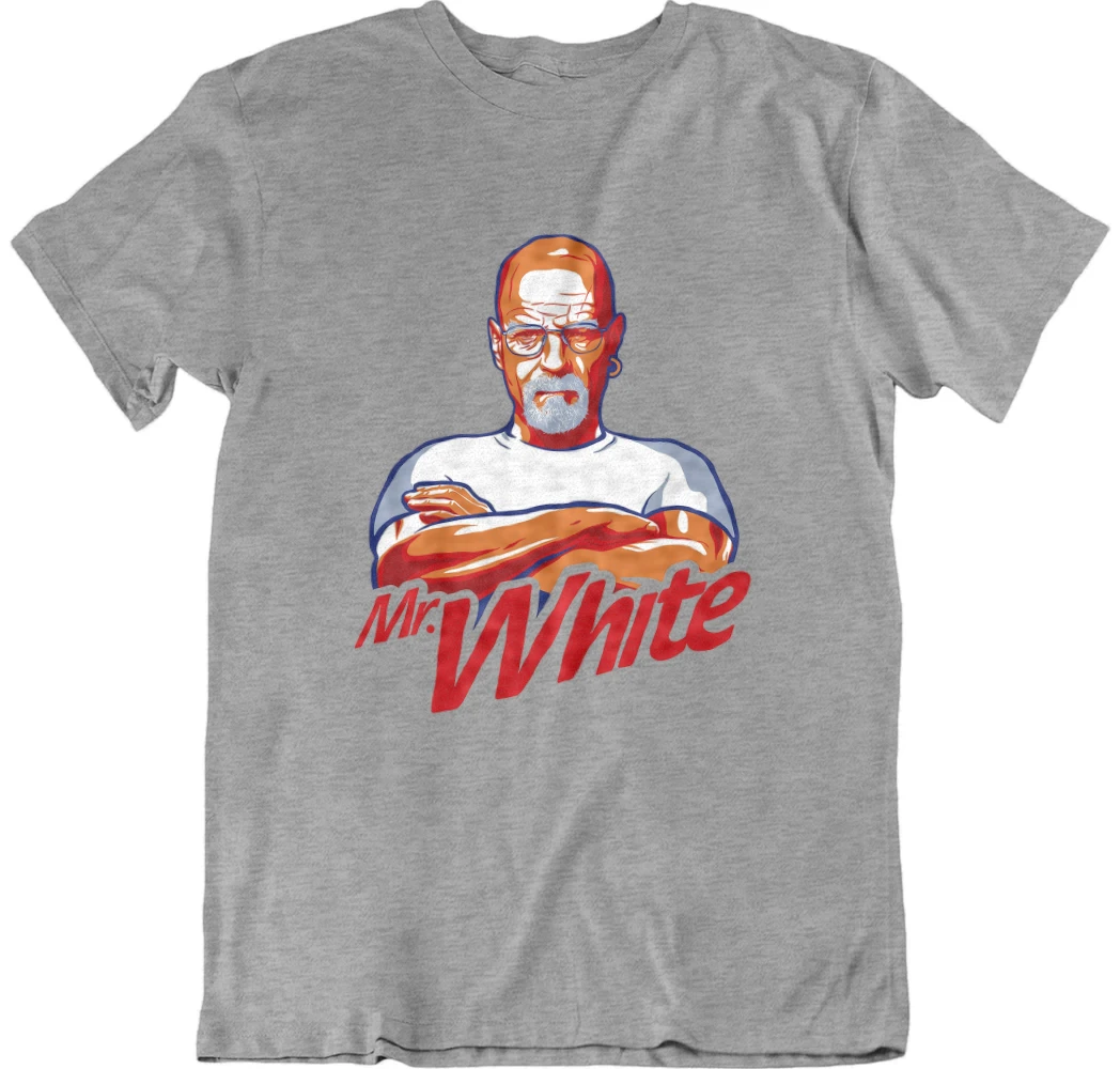 T-shirt Mr Walter White - F - XXL , Gris