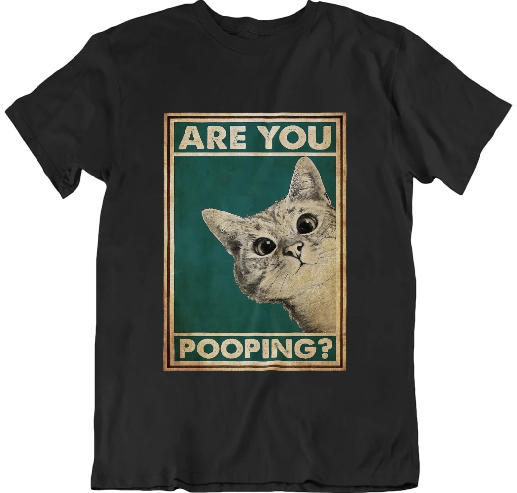 T-shirt Pooping - F - XXL , Noir