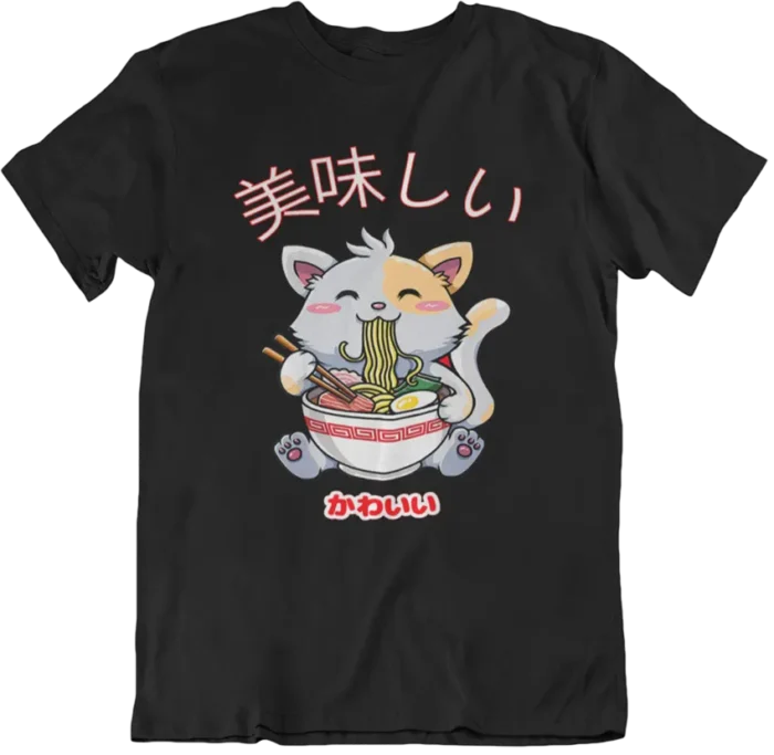 t-shirt ramen noir T-shirt ramen F - Image 1