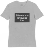T-shirt Silence - V - H – Image 3