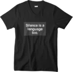 T-shirt Silence - V - H – Image 2