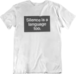 T-shirt Silence - F