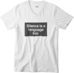 T-shirt Silence - V - H