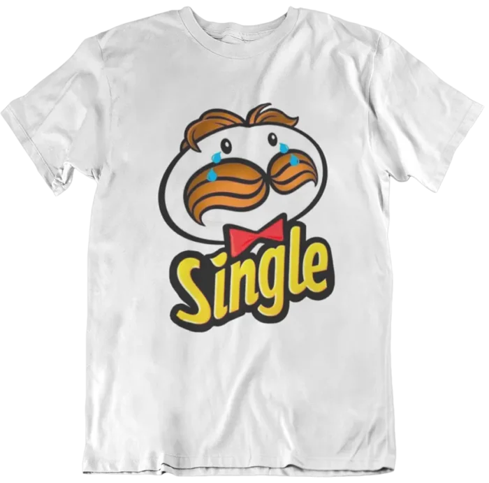 t-shirt single blanc T-shirt Single - F – Image 1