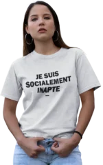 T-shirt socialement inapte - F – Image 4