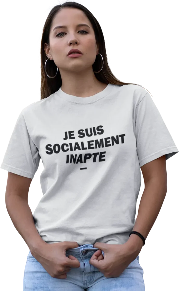T-shirt socialement inapte - F – Image 4