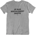 T-shirt socialement inapte - F – Image 3