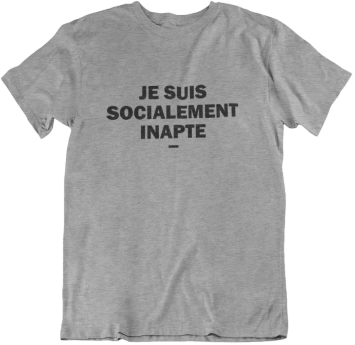T-shirt socialement inapte - F – Image 3