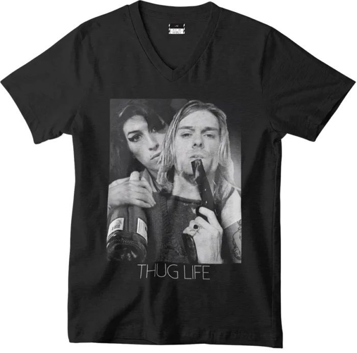 T-shirt Thug life - V - H - immagine 2