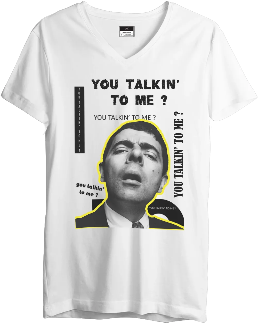 t-shirt you talkin to me V F blanc T-shirt You talkin' to me - V - F – Image 1