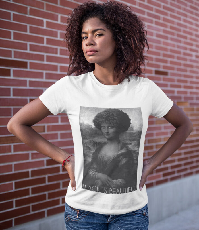 T-shirt Black is beautiful - F - immagine 2