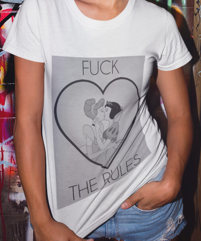 T-shirt Fuck the rules - F - immagine 2
