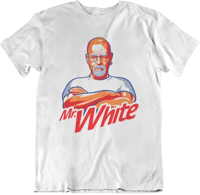 tshirt mr walter white blanc T-shirt Mr Walter White - F – Image 1
