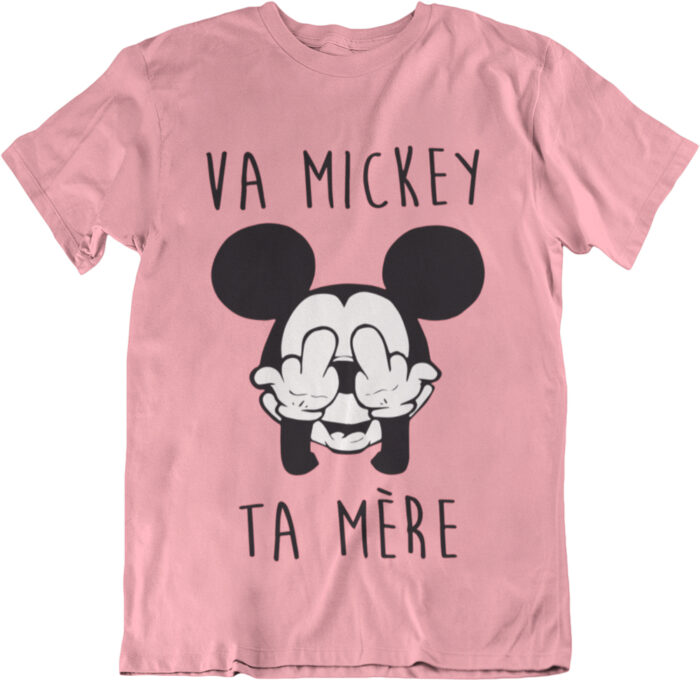 T-shirt Va mickey ta mère - F – Image 4