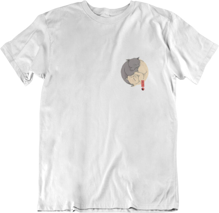 T-shirt Yin Yang Cat F - R - Image 4