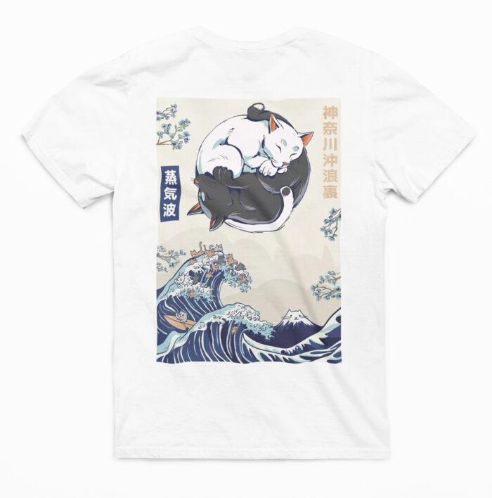 T-shirt Yin Yang Cat F - R - Image 5