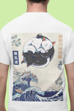T-shirt Yin Yang Cat H - R - immagine 2